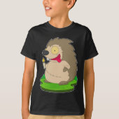 Hedgehog Halloween Zombie T-shirt (Voorkant)