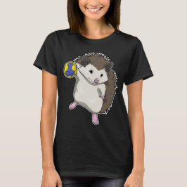 Hedgehog Handbalspeler Handbal T-shirt