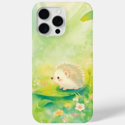 Hedgehog Haven in een dromerige tuin Case-Mate iPhone Case (Achterkant)
