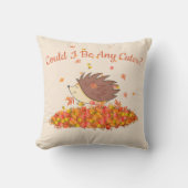 "Hedgehog Haven"-Sierkussen Kussen (Voorkant)