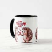Hedgehog Heart - Valentijnsdag Love Mok (Voorkant links)