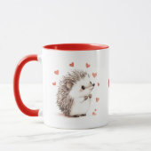 Hedgehog, Hedgehug, cadeau voor Vriendin, vriendje Mok (Links)
