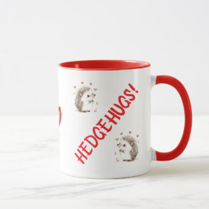 Hedgehog, Hedgehugs, cadeau voor BFF, vriend, minn Mok