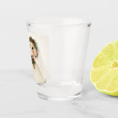 Hedgehog illustratie Short Glass Shot Glas (Rechts)
