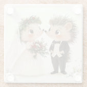 Hedgehog illustration onderzetter (Achterkant)