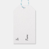 Hedgehog In Fall Leaves Cadeaulabel (Achterkant)