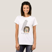 HedgeHog in het Italiaanse T-shirt voor vrouwen (Voorkant volledig)