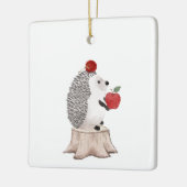 Hedgehog Keramisch Ornament (Links)