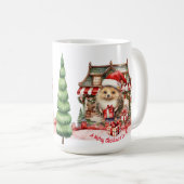 Hedgehog Kerst Speelgoed Shop Kerstboom Koffiemok (Voorkant rechts)