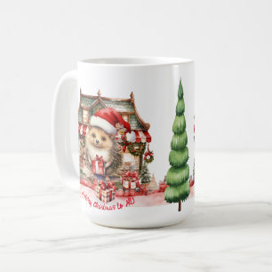 Hedgehog Kerst Speelgoed Shop Kerstboom Koffiemok