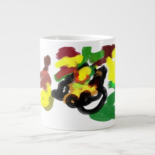 Hedgehog Latte Autumn Grote Koffiekop (Voorkant)