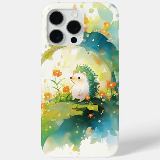 Hedgehog Leaf Hideaway Case-Mate iPhone Case (Achterkant)