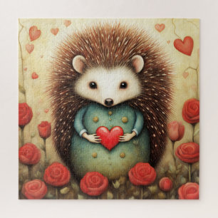 Hedgehog liefde 2 legpuzzel