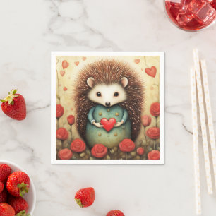 Hedgehog liefde 2 servet