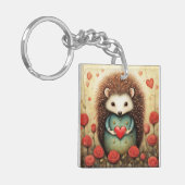 Hedgehog liefde 2 sleutelhanger (Voorkant Links)