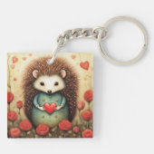 Hedgehog liefde 2 sleutelhanger (Achterkant)