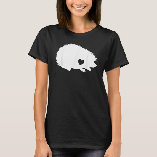 Hedgehog Love Heart Hedgehog Costume  Hedgehog T-shirt (Voorkant)