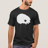 Hedgehog Love Heart Hedgehog Costume  Hedgehog T-shirt (Voorkant)