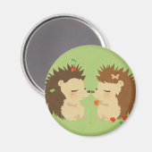 Hedgehog Love Magnet (Voorkant / Achterkant)