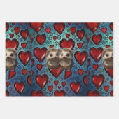 Hedgehog Love Wrapping Paper (Voorkant)