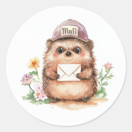 Hedgehog Mail - Envelope Stickers