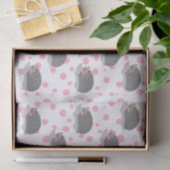 Hedgehog met bloemenkrans tissuepapier (Geschenk)