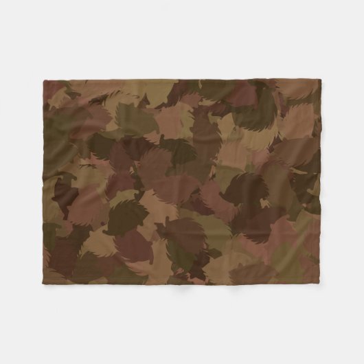 HEDGEHOG modern camouflage Fleece Deken (Voorkant (Horizontaal))