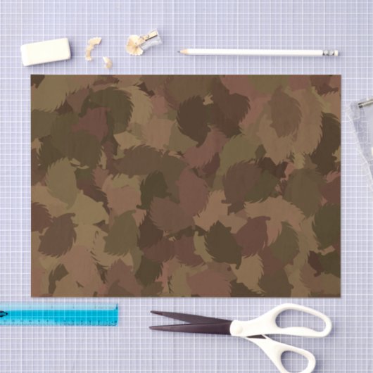 HEDGEHOG modern camouflage Tissuepapier (Craft)