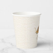 Hedgehog Mushroom Woodland Natuur Baby shower Papieren Bekers (Rechts)