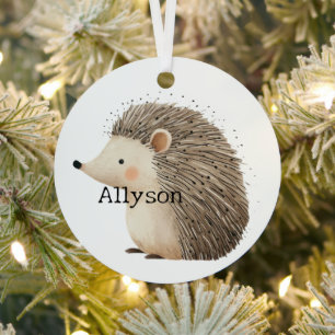 Hedgehog Name Metalen Ornament