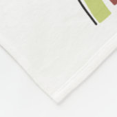 Hedgehog Natuur Bloemen Regenboog Patroon Fleece Deken (Hoek)