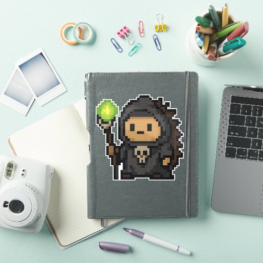 Hedgehog Necromancer 6x6 Sticker (iPad Cover)