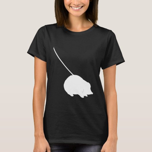 Hedgehog on a Leash  Cute  Pet Animal T-shirt (Voorkant)