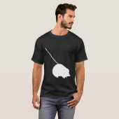 Hedgehog on a Leash  Cute  Pet Animal T-shirt (Voorkant volledig)