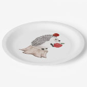 Hedgehog Papieren Bordje (Gekanteld)