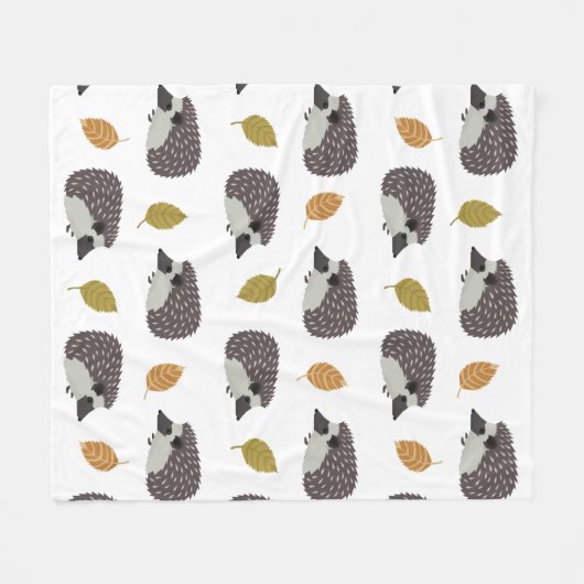 Hedgehog Patroon werpen dekens (Voorkant (Horizontaal))