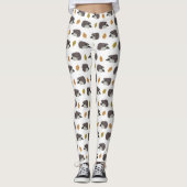 Hedgehog Pattern leggings (Voorkant)