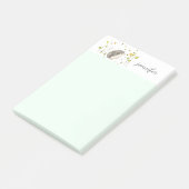 Hedgehog personaliseren Post-it® notes (Schuin)