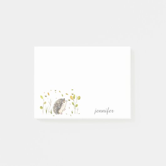 Hedgehog personaliseren Post-it® notes (Voorkant)