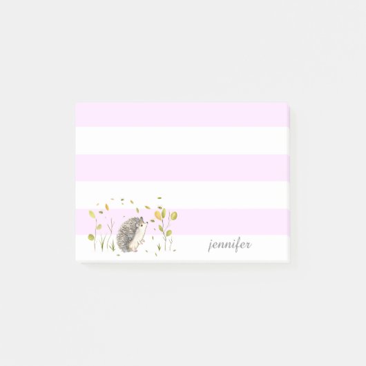 Hedgehog personaliseren Post-it® notes (Voorkant)