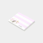 Hedgehog personaliseren Post-it® notes (Schuin)