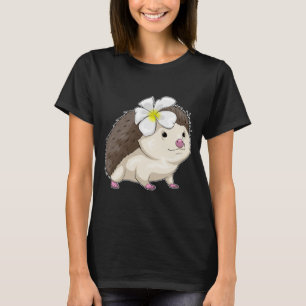Hedgehog Plumeria Bloem T-shirt