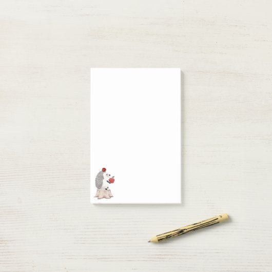 Hedgehog Post-it® Notes (Op bureau)