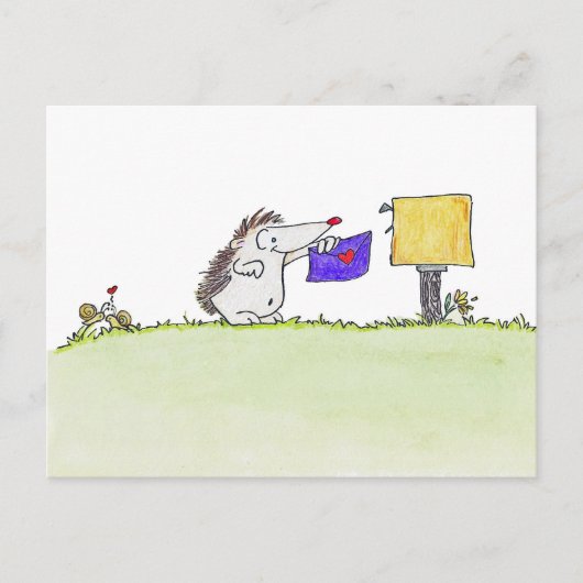 HEDGEHOG POST van Nicole Janes Briefkaart (Voorkant)
