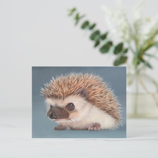Hedgehog Postcard Briefkaart (Staand voorkant)