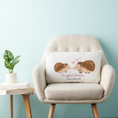 Hedgehog romantische bruiloft of verloving kussen (Stoel)