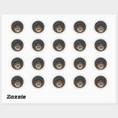 Hedgehog ronde Stickers (Vel)