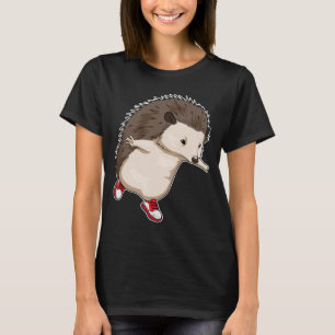 Hedgehog Runner Running Sports T-shirt