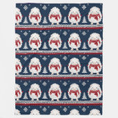 Hedgehog’s in Scarves  Fleece Deken (Voorkant)