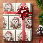 Hedgehog Schattige Baby Woodland Animal Christmas Cadeaupapier<br><div class="desc">Schattigee baby egels zijn de beste manier om elk cadeau in te pakken!</div>